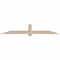 Ekena Millwork Eugene Smooth Timber Gable Bracket, Douglas Fir, 96"W x 16"H x 1 1/2"D x 5 1/2"F, 4/12 Pitch GBW096X16X0206EUG00SDF - alternate 1